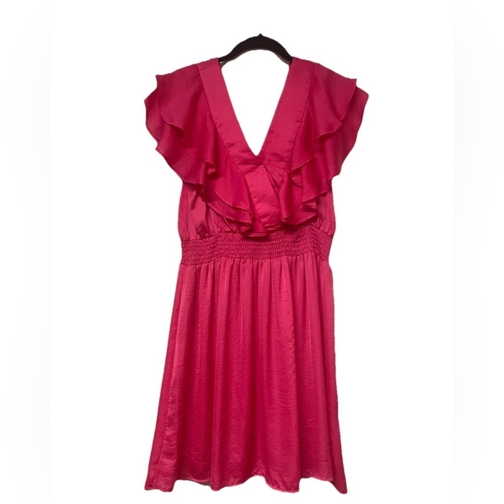 NWT Lili Sidonio by Molly Bracken Mini Dress in Fushia Size M - Picture 4 of 11